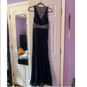 Navy Blue Gown